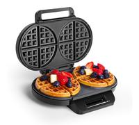 VonShef Men's Dual Round Waffle Maker in Black VonShef Black