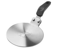 VonShef Induction Hob Converter - Adapter for Moka Pots & Coffee Makers - Induction Plate for All Hob Types, Aluminium 13cm Diameter Stovetop - Heat Resistant Handle