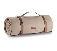 VonShef Picnic Blanket, Beige Herringbone, 200x300cm