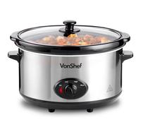 Stainless Steel Slow Cooker - Silver