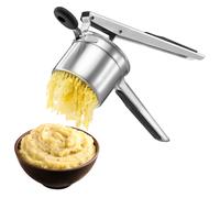 Vonshef Potato Ricer Masher, Multifunctional Stainless Steel Fruit & Veg Press W/ Soft Grip Vegetable Masher For Mashed Potatoes