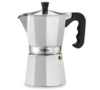 VonShef Stovetop Coffee Maker, 6 Cup Aluminium Italian Espresso Maker,