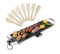 Vonshef Teppanyaki Grill Xl, Electric Grill W/ Non-Stick Plate, 2000W, Adjustable Temperature, Drip Tray & 8 Spatulas, 70X23X10Cm