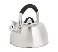 Vonshef Whistling Stove Top Kettle, Induction Safe, Stainless Steel W/ Silver Finish, Suitable For All Hob/stove Types, 2.5 Litre