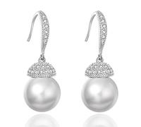 VONSSY Elegant Hypoallergenic Pearl Drop Dangle Earrings, Nickel Free, Light Weight, Comfortable Daily Wear, Sterling Silver, Rose Gold Statement Stylish Earrings for Women Mother Wife Girlfriend…