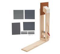 VonVVer Leather Stitching Clamp Beech Wood, Adjustable Leather Sewing Pony Max Opening 6.5cm, Professional Crafting Tools for DIY Hand Stitching Bags, Wallets, Belts