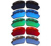 Vonxyz Set of 5 Lenses Replacement for Rudy Project Rydon Sunglass Combo Pack, Stealth Black+chrome+ice+ruby+jade, 0