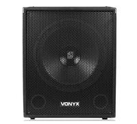 VONYX 15" Passive DJ Subwoofer 300W | High-Powered DJ Subwoofers for Superior Bass | Ideal Passive DJ Subwoofer for Parties, Events, and Clubs | Durable DJ Bass Subwoofer for Professional Use