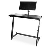 Vonyx 180.037 Mobile DJ Stand - Adjustable Height, Portable, Sturdy Design