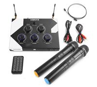 Vonyx AV510 Wireless Karaoke Microphone System - 2x Mics, Bluetooth