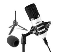 Vonyx CM300W USB Condenser Microphone - Perfect for Podcasting & Streaming