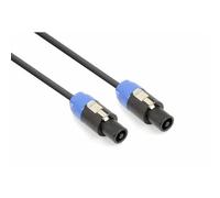 VONYX CX3025 Speaker Cable NL2 to NL2 5m - Durable Professional Speakon Lead for DJ, PA Audio Equipment, Speaker Leads for Stage, Events and Live Sound Setup