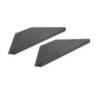 Vonyx DBC2 DJ Booth Corner Shelves Set and Carry Bag for Mobile Disco