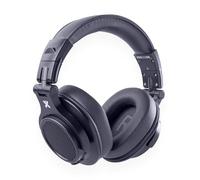 VONYX HDX120DB DJ Headphones Dark Blue, Over Ear, Closed Back With 40mm Drivers, Vegan-Friendly Protein Leather Ear Pads, Foldable Design, Carry Bag, 3.5mm & 6.3mm Dual Output, Studio & DJ Use