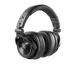 VONYX HDX200BK Premium DJ Headphones with 50mm Drivers, Deep Bass and Wide Frequency Response, Foldable Rotating Cups, Dual Cables, Carry Bag, Perfect for DJs, Studio Headphones