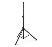 Vonyx Height Adjustable Speaker Stand - Sturdy, Foldable & Portable Tripod Design for PA Speakers - Max Load 30kg - Suitable for DJ, Home Audio, Live Sound, & Studio Use - Black, Adjustable Height