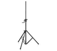 Vonyx LS93 Heavy Duty Speaker Stand with Adjustable Wind-Up Mechanism, 70kg Load Capacity, Metal Construction, Height 134-205cm, 35mm Pole Mount for PA Speakers and Sound Systems