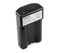 VONYX MRB12 Lithium-ion 12V Megaphone Battery Pack with Charger - Rechargeable Power Solution MEG060, MEG065, MEG75, MEG90, MEG120 Megaphones, Replaces C-Cell Batteries, Includes Adapter