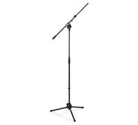 Vonyx MS20 Microphone Stand with Adjustable Telescopic Boom Arm, Foldable Metal Tripod Base and Thread Adapter, Ideal for Stage, Vocals, Performance, Studio and Live Audio Applications