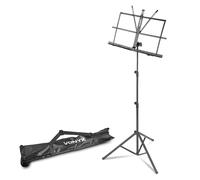 Vonyx MSS02 Adjustable Music Sheet Stand with Carrying Bag, Lightweight Metal