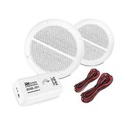 Vonyx MSV50 Bluetooth Bathroom Ceiling Speaker System - Wireless Ceiling Speaker Kit with Easy Installation for Streaming Audio in Home & Office, Wireless Bluetooth Ceiling Speakers