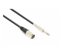 VONYX Professional 8m XLR to Jack Mono Cable, Male Connector for PA Systems, Studio Use, Live Performances and Audio Equipment
