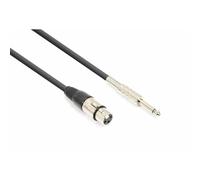 VONYX Professional Female XLR to 6.3mm Mono Jack Cable 1.5m - Durable Metal Connectors, Perfect for PA Systems, Live Performances, Studio Use, XLR To Jack