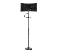 Vonyx Recording Studio Microphone Stand Kit with Adjustable Reflection Shield, Acoustic Isolation Foam and 6-Inch Pop Filter for Vocals, Podcasts & Voice-overs