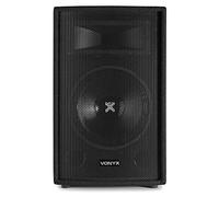 VONYX SL10 10-Inch Passive Speaker, 500W 2-Way Unpowered PA DJ System with Bass Reflex, Piezo Horn, 8 Ohm, Pole Mountable Design, Ideal for Parties & Events