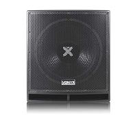 VONYX SWP15 PRO 15" Active Subwoofer 800W DJ Disco PA Bass Speaker with Built-in Amplifier, Adjustable Low-Pass Filter, Phase Control, XLR/RCA Connections and Pole Mount