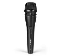 VONYX VDM10 Dynamic Vocal Microphone - Wired Handheld Cardioid Mic with 5m XLR Cable, On/Off Switch and Carry Case for Speeches, Singing, Announcements and Studio Recording, Black