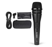 Vonyx VDM10 Wired Dynamic Microphone with Cable for Speech and Live Performances