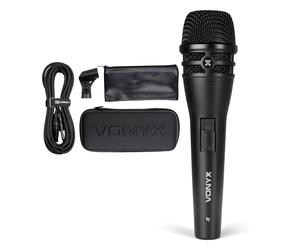Vonyx VDM10 Wired Dynamic Microphone with Cable for Speech and Live Performances