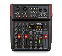 Vonyx VM-KG06 6-Channel PA Mixer with USB, Bluetooth & DSP Effects