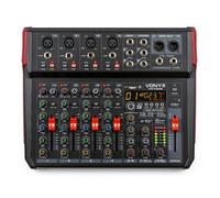 Vonyx VM-KG08 PA Mixer 8-Channel, USB Audio Interface, Bluetooth & DSP Effects