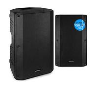Vonyx VSA12P Passive PA Speaker Set - Pair of 12 Inch 1600W Unpowered Loudspeakers with Angled Stage Monitor Design, ABS Housing and NL-4 Connections for Live Music, DJs & Events