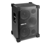 VONYX VSB210 Battery Powered Portable Bluetooth Speaker System - 1200W | Up to 30 hours battery, Bluetooth 5.3, mic/guitar/line inputs, wireless phone charger