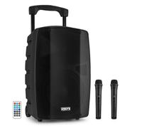 Vonyx VSP200 Portable PA Speaker System - 10'' Battery Powered Bluetooth