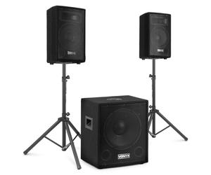 Vonyx VX1015BT 2.1 Active Speaker Kit with 15" Subwoofer & Bluetooth