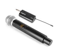 VONYX WM55 Handheld Wireless Microphones - Plug and Play UHF Wireless Microphone System, Cordless Microphone for Events, Karaoke, PA Systems, and Public Speaking - Reliable and Easy to Use