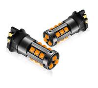 Vooda PW24W PWY24W LED Bulb,12181NA 12174 12182 LED Amber DRL Daytime Running Parking Light Turn Signal Light Replacement Bulbs,Compatible With European Vehicles,2-Pack.