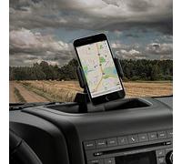 Voodonala for Jeep JK Phone Holder Mount for 2011-2018 Jeep Wrangler JK JKU, Matt Black (Upgraded Version)