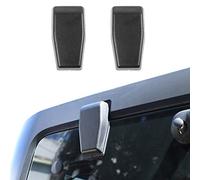 Voodonala for Jeep JK Rear Window Right & Left Hinge Covers Trim for 2011-2018 Jeep JK JKU, Black 2pcs