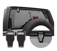 Voodonala for Jeep JL Rear Window Right & Left Hinge Covers Trim for 2018-2024+ Jeep Wrangler JL JLU Exterior Accessories,Carbon Fiber 2pcs