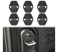 Voodonala for JL Door Lock Cover Buckle Decor Trim for 2018-2025 Jeep Wrangler JL JLU, for Jeep Gladiator JT 4XE 392 2018-2025, ABS Exterior Accessories, 6PAC,Matte Black