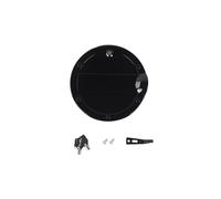 Voodonala Gas Tank Cap Cover Fuel Door Trim with Lock Compatible with Ford F150 Accessories 2015-2020, Black