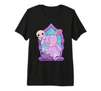 Voodoo Bunny Gothic Plush Rabbit Celestial Magic Graphic Premium T-Shirt