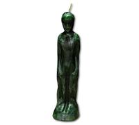 Voodoo Candle Man Green | Hoodoo Conjure Candle Men Lucky Magic for a Man Take Damage Magic