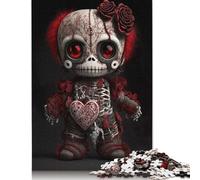 Voodoo Doll Clown 1000 Pieces Puzzles for Teenagers Gifts Paper Puzzle Jigsaws for Adults Home Educational Games DIY Toys 1000pcs (38x26cm)