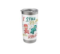 Voodoo Doll Funny Occult Witchcraft Magic Dark Humor Dolls Stainless Steel Insulated Tumbler